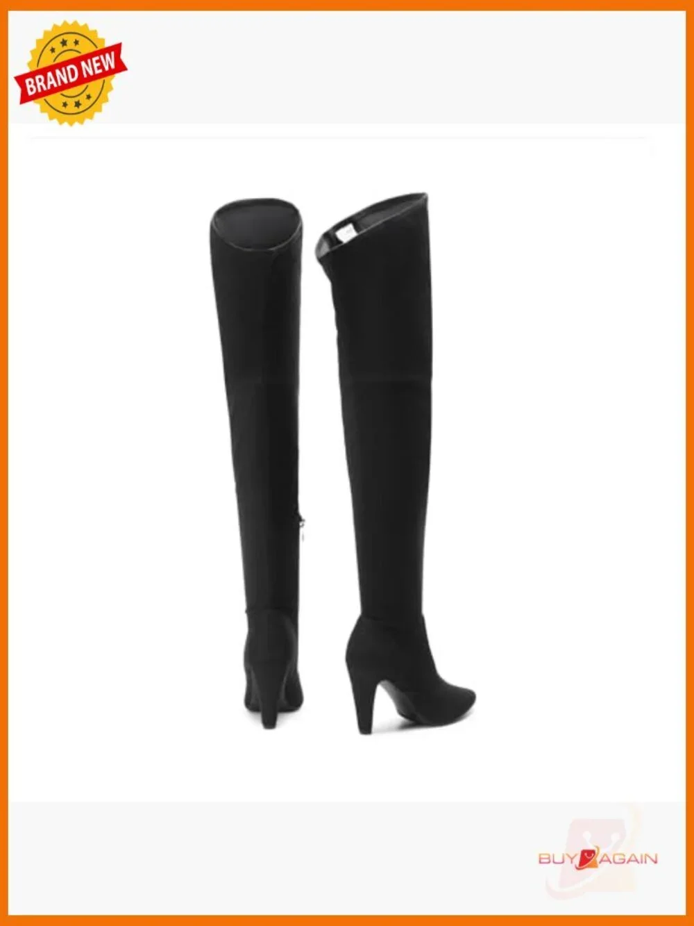 Women's Thigh High Boots Over The Knee Heels Pointed Toe Stiletto